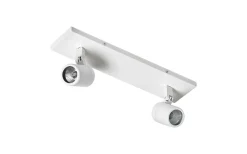 Badrumslampor Tak|Takspot Med 2 Lampor<ArmaturHantverk Fårö Takspotlight 40cm Vit IP44