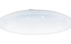 Frania Plafond 55cm LED 3000K 50W Kristalleffekt Vit
