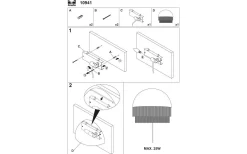 Aneta Fransa Vägglampa Svart* Lampetter