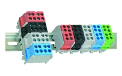 Malmbergs Fördelningsplint, AL/CU, Grå , 2x35+2x25 mm²* Normkomponenter