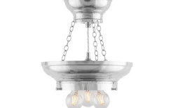 Karlskrona Lampfabrik Fröding ampel 200 - Förnicklad* Plafonder