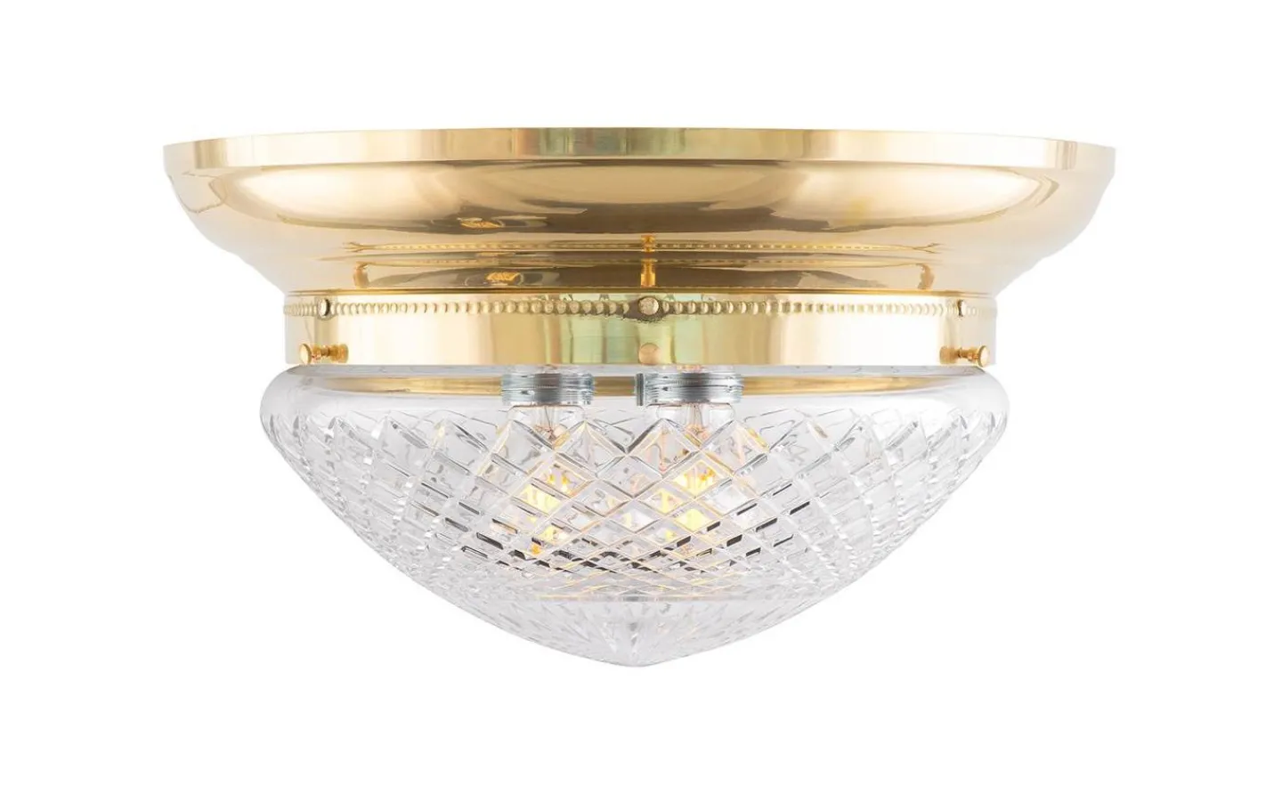 Karlskrona Lampfabrik Fröding plafond 300 - Mässing* Plafonder