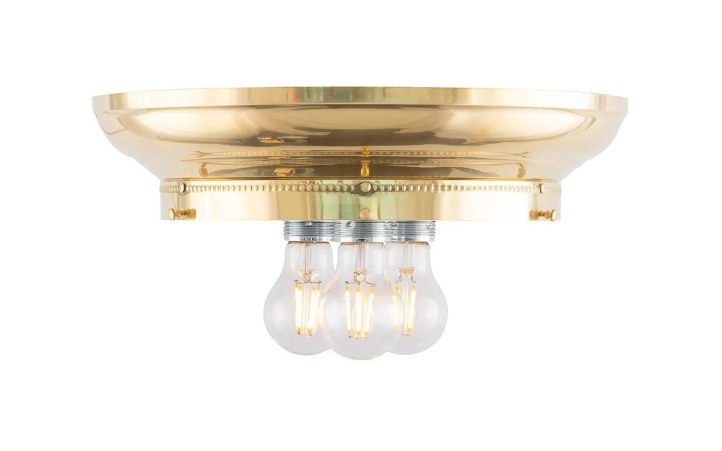 Karlskrona Lampfabrik Fröding plafond 300 - Mässing* Plafonder