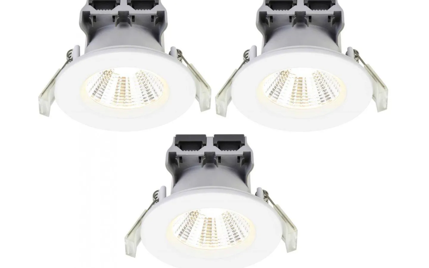 230V Led Spotlights<Nordlux Fremont Spotlight 3-Pack LED 4000K 380lm 4,5W Vit IP65
