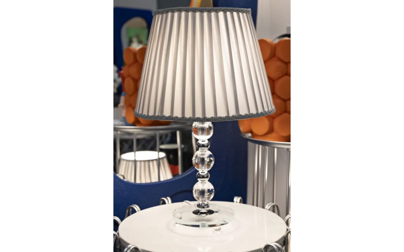 Fresco Bordslampa 48cm Silver