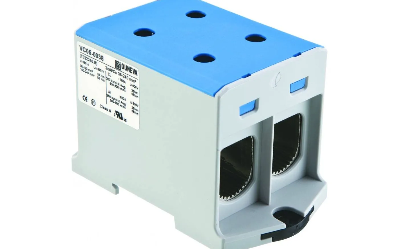 Förgreningsplint, AL/CU, OTL, 35-240 mm², Blå