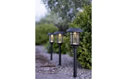 Fride Solcellslampa 3-Pack 34cm Svart