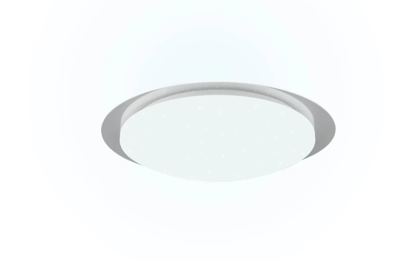 Badrumslampor Tak<Trio Lighting Frodeno H2O Plafond LED 48cm transparent RGBW IP44