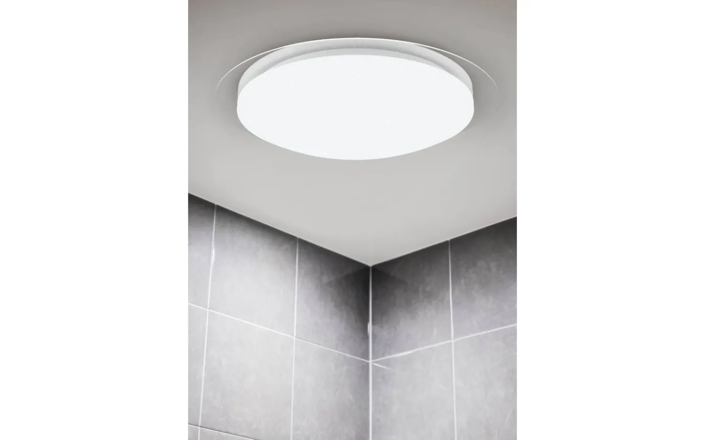 Badrumslampor Tak<Trio Lighting Frodeno H2O Plafond LED 48cm transparent RGBW IP44