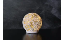 Star Trading Frost Inomhusdekoration 16cm Vit* Vattenfyllda Lyktor|Batteri Julpynt Inomhus