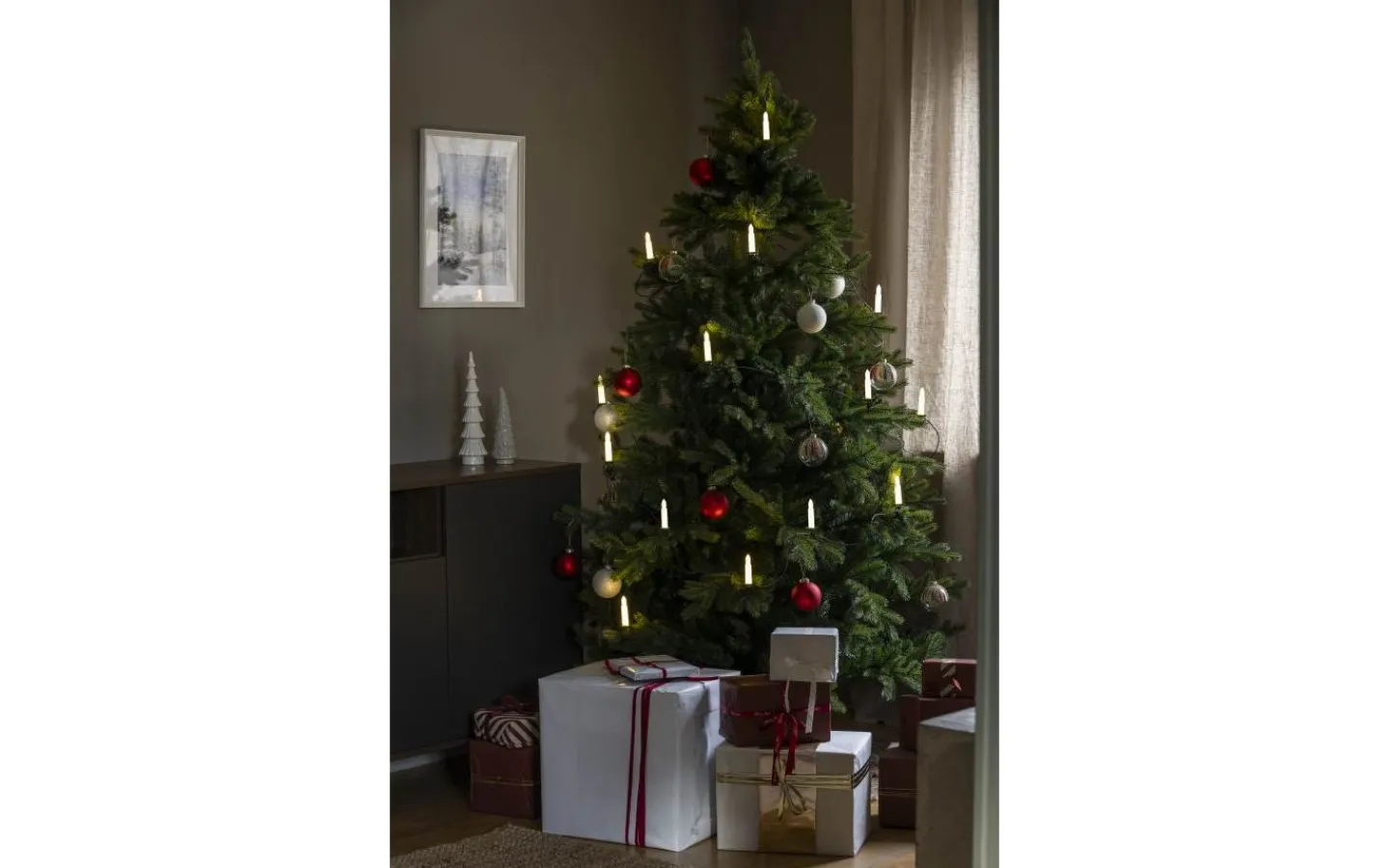 Konstsmide Frostljus Julgransbelysning 25L Varmvit LED Parallellkopplad Inomhus* Klassisk Julgransbelysning