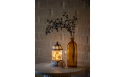 Frostnatt Batteridriven Vattenfylld lykta Karusell