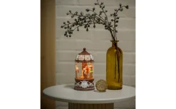 Frostnatt Batteridriven Vattenfylld lykta Karusell