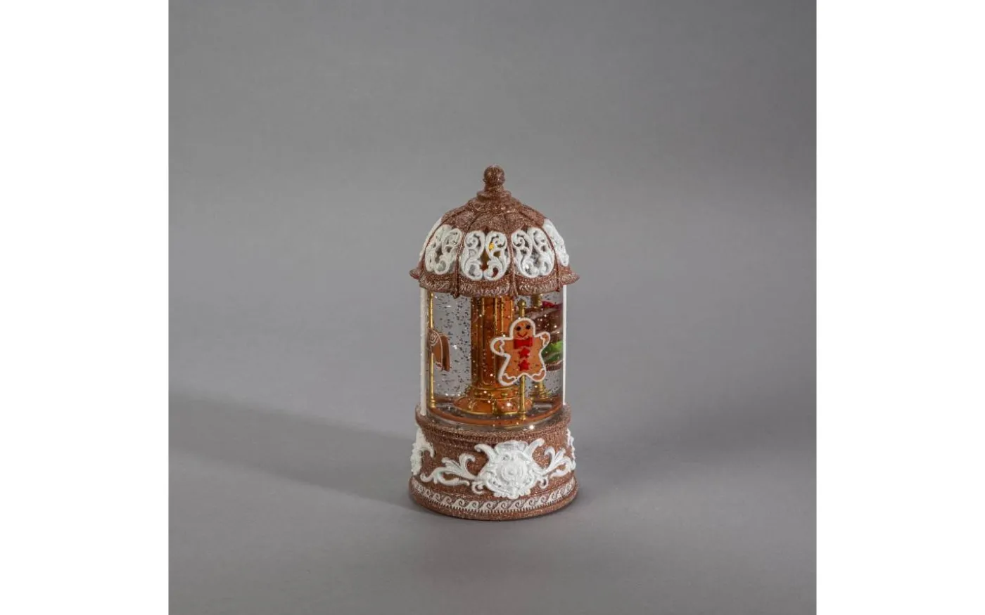 Frostnatt Batteridriven Vattenfylld lykta Karusell