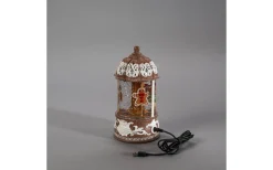 Frostnatt Batteridriven Vattenfylld lykta Karusell