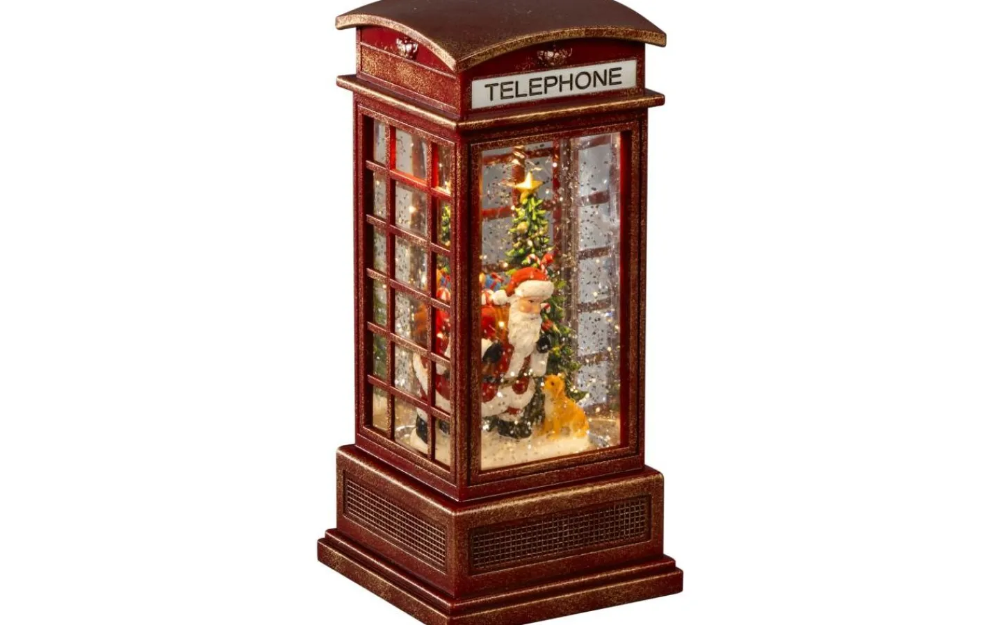 Vattenfyllda Lyktor<Konstsmide Frostnatt Batteridriven Vattenfylld lykta Telefonkiosk