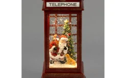 Vattenfyllda Lyktor<Konstsmide Frostnatt Batteridriven Vattenfylld lykta Telefonkiosk