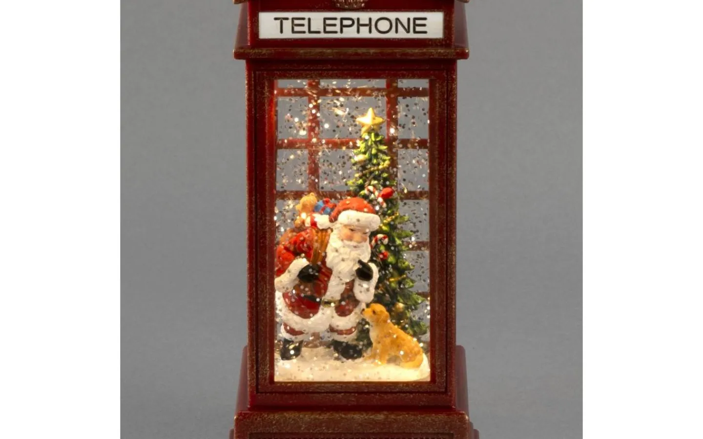 Vattenfyllda Lyktor<Konstsmide Frostnatt Batteridriven Vattenfylld lykta Telefonkiosk