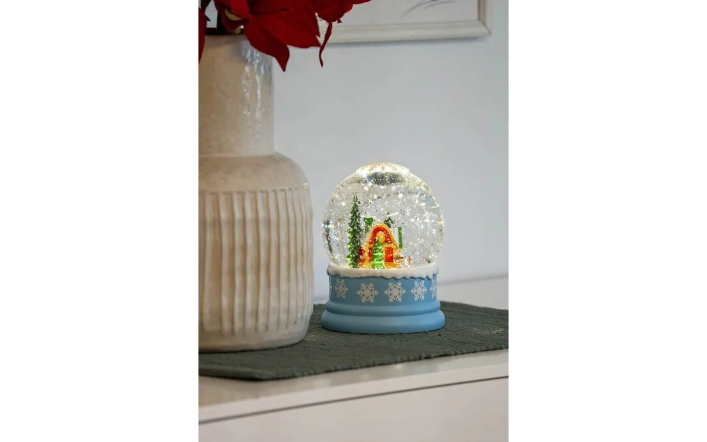 Frostnatt Batteridriven Vattenfylld lykta Nordpolen