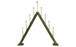 Visa Alla Adventsljusstakar|Adventsljusstakar 61-120 Cm<Konstsmide Frostskär Adventsljusstake 65cm Mörkgrön