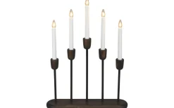 Frostspel Adventsljusstake 53cm Svart/Valnöt