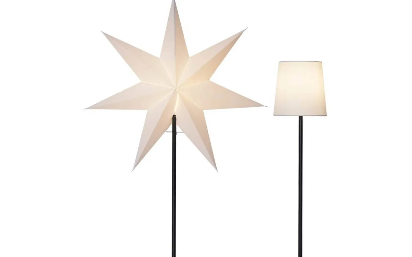 Frozen Bordslampa, Skärm och Stjärna 76cm