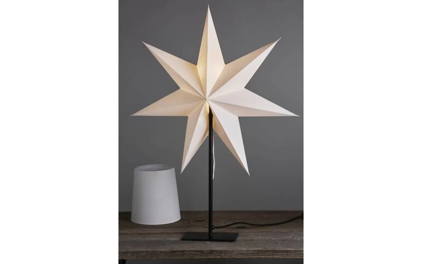 Frozen Bordslampa, Skärm och Stjärna 76cm