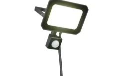 Led Strålkastare<Reality Funchal Vägglampa LED 15cm mattsvart rörelsesensor 4000K IP44