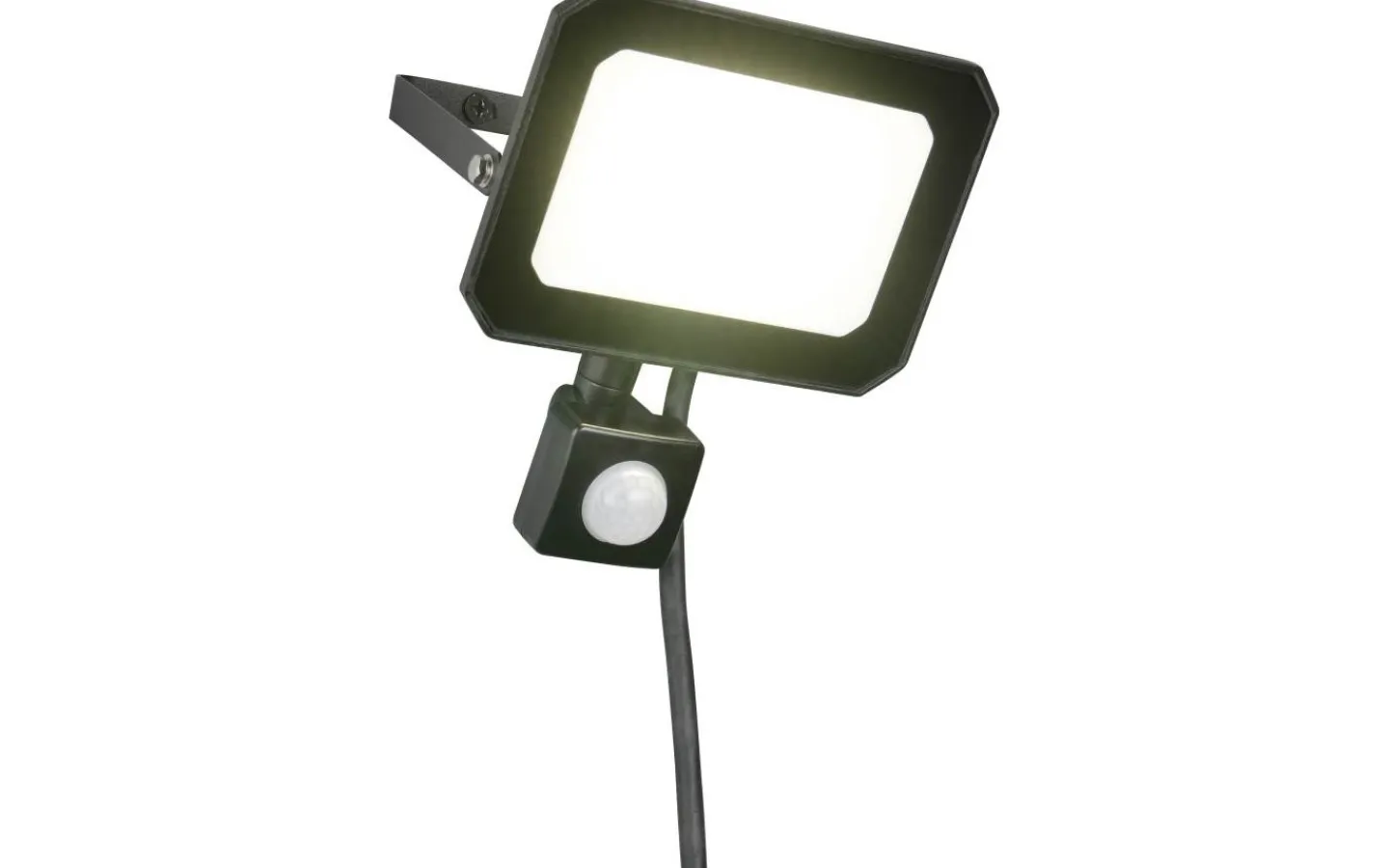 Led Strålkastare<Reality Funchal Vägglampa LED 15cm mattsvart rörelsesensor 4000K IP44