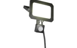 Led Strålkastare<Reality Funchal Vägglampa LED 15cm mattsvart rörelsesensor 4000K IP44