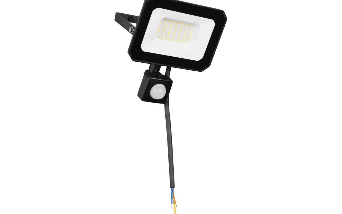 Led Strålkastare<Reality Funchal Vägglampa LED 15cm mattsvart rörelsesensor 4000K IP44