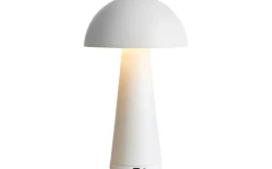 Uppladdningsbara Lampor Utomhus|Uppladdningsbara Lampor Utomhus<Markslojd Fungi Uppladdningsbar Bordslampa Vit IP44