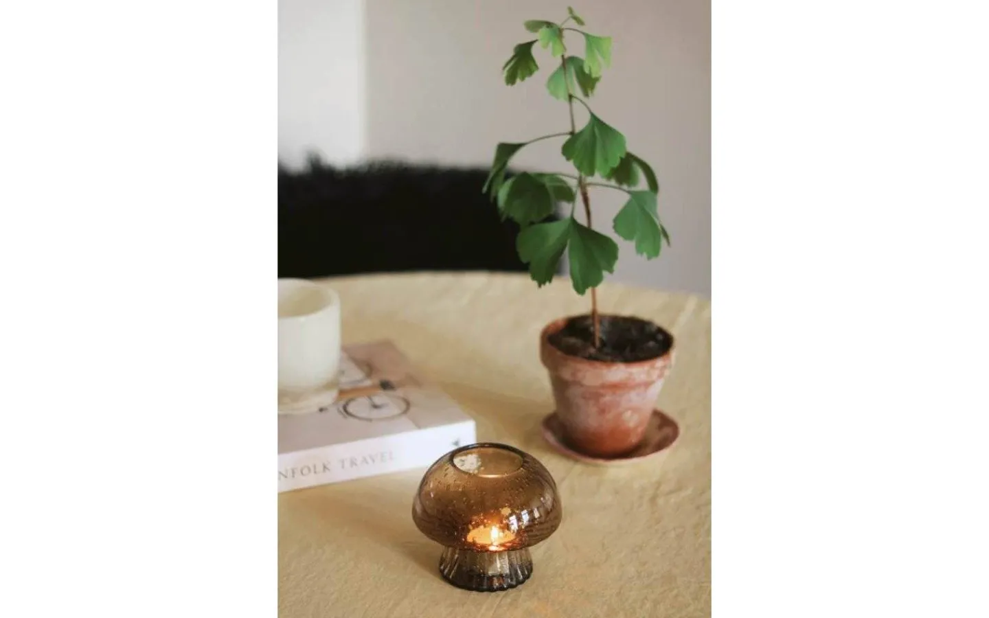 Globen Lighting Fungo Ljushållare Brun* Ljushållare