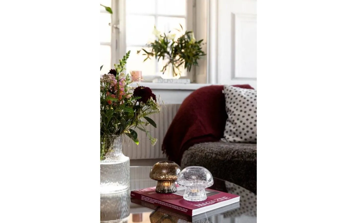 Ljushållare<Globen Lighting Fungo Ljushållare Klar