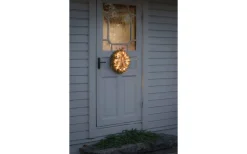 Kransar<Konstsmide Fury Batteridriven Julkrans 40cm Amber IP44