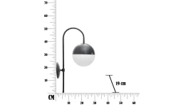 Lampetter<Mauro Ferretti Fusion Vägglampa 51cm Svart