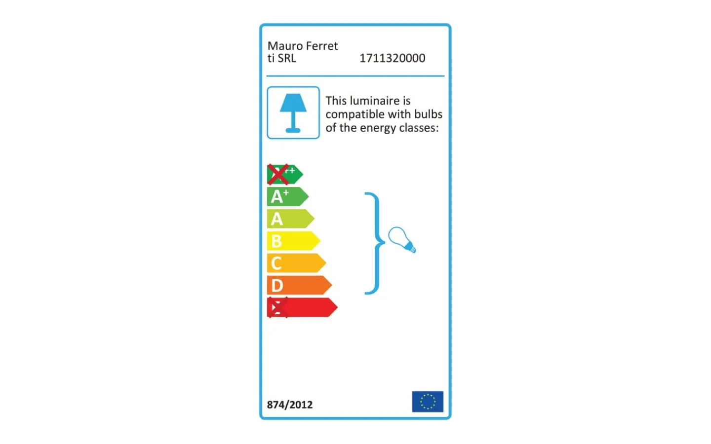 Lampetter<Mauro Ferretti Fusion Vägglampa 51cm Svart