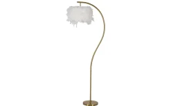 Golvlampor<Mauro Ferretti Future Golvlampa Fjädrar 170cm Guld