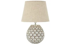 Bordslampor<Mauro Ferretti Gala Bordslampa 52cm Vit/Beige