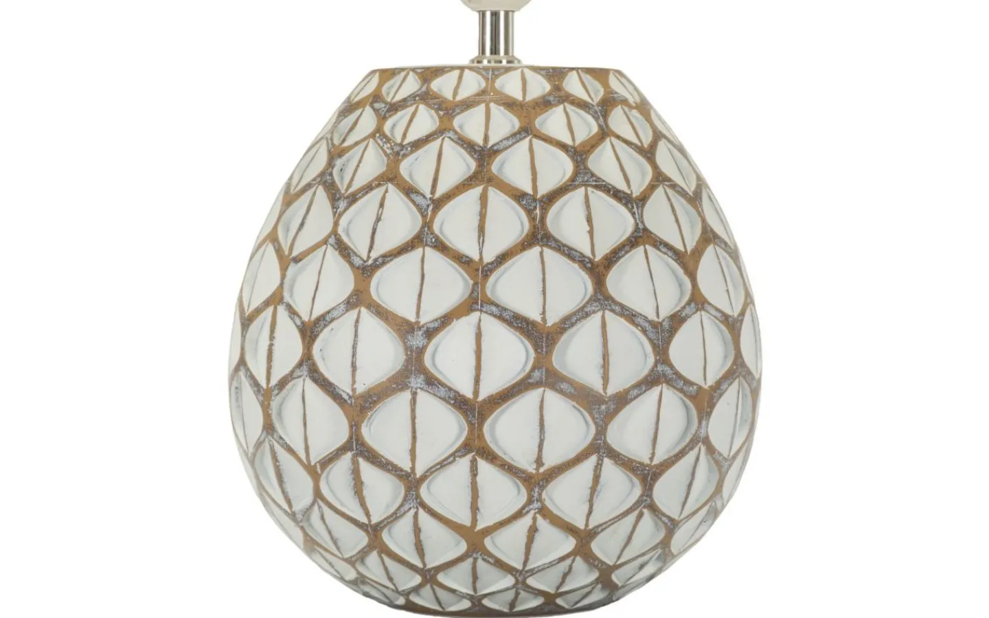 Bordslampor<Mauro Ferretti Gala Bordslampa 52cm Vit/Beige