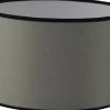 Hallbergs Galaxy Cylinder Lampskärm Ø25cm Natur med Svart Band* Cylinder Lampskärmar