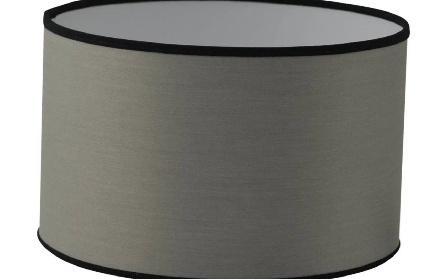 Hallbergs Galaxy Cylinder Lampskärm Ø25cm Natur med Svart Band* Cylinder Lampskärmar