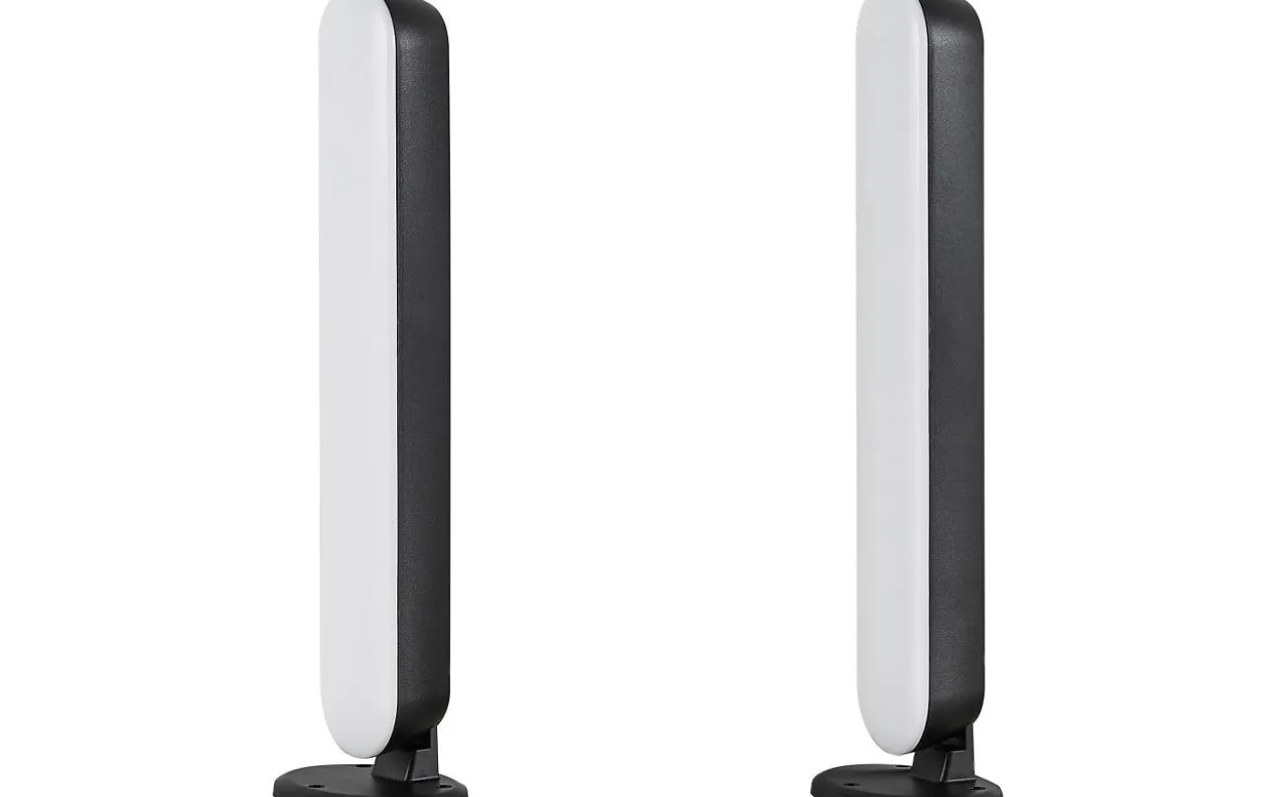 Game Bordslampa LED 2 kpl svart RGB