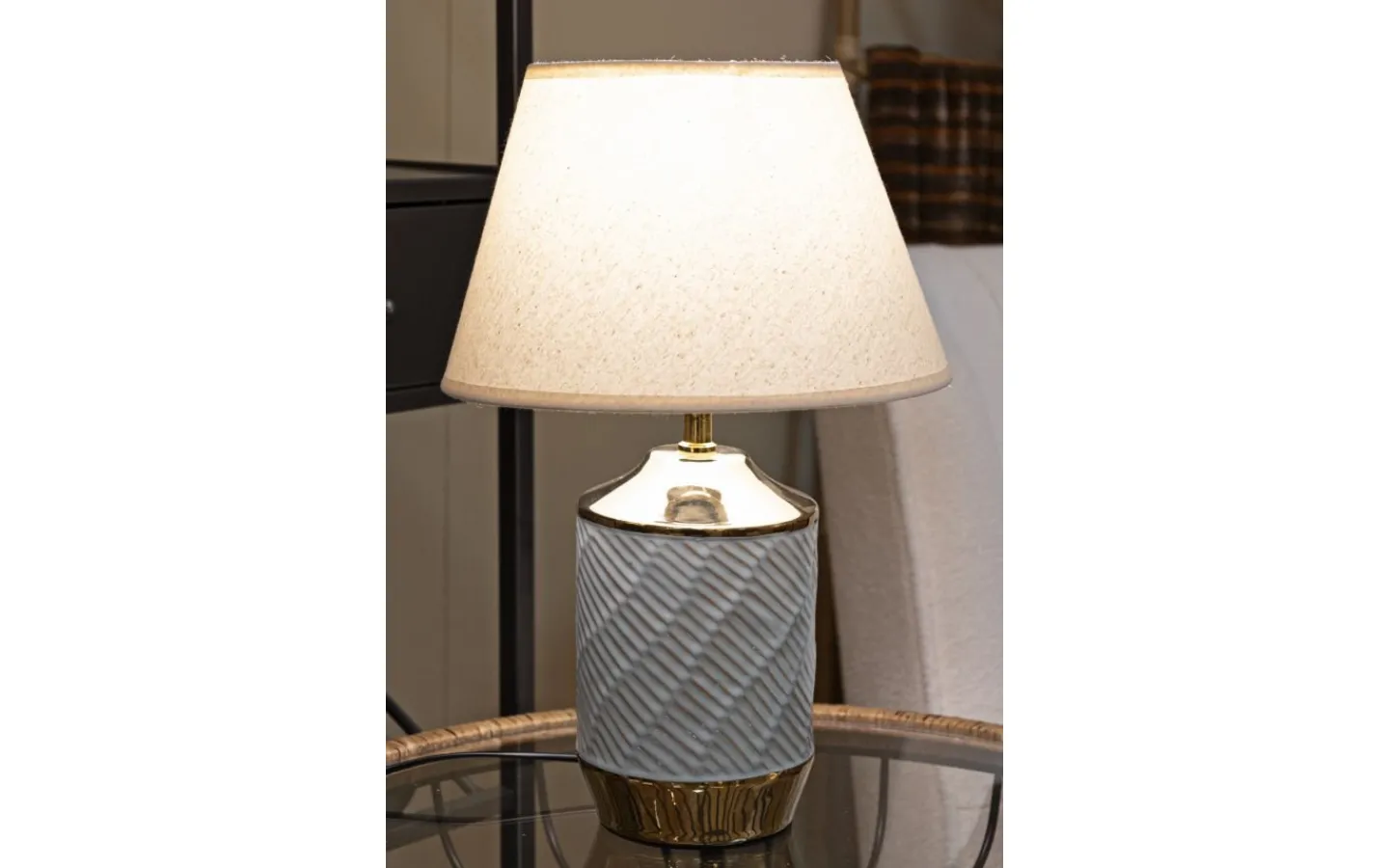 Mauro Ferretti Gamma Bordslampa 47cm Ljusblå* Bordslampor