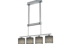 Avlånga Taklampor<Trio Lighting Garda Takpendel 4xE14 grå