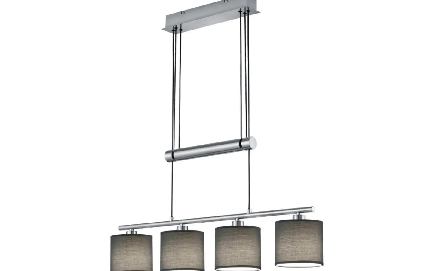 Avlånga Taklampor<Trio Lighting Garda Takpendel 4xE14 grå