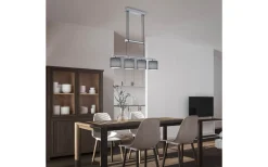 Avlånga Taklampor<Trio Lighting Garda Takpendel 4xE14 grå