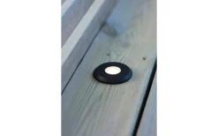 Markslojd Garden24 Decklight 6cm 3W 3000K Svart IP44* Decklights Led|Garden24 Markslöjd