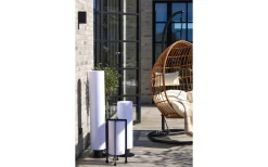 Garden24 Golvlampa Cylinder 70cm 12W 3000K Vit IP44