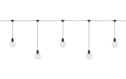 Partyslingor Utomhus 230V|Partyslingor Utomhus 230V<Markslojd Garden24 Ljusslinga 4m 10L EXTRA Svart IP44